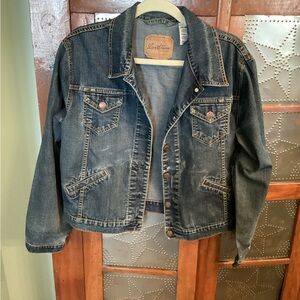 Levi Strauss distressed jean jacket